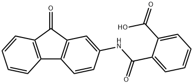 2-[(9-Oxo-9H-fluoren-2-yl)carbaMoyl]benzoic Acid, 5411-64-3, 结构式