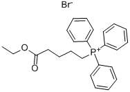 (4-ETHOXYCARBONYLBUTYL)TRIPHENYLPHOSPHONIUM BROMIDE Structure