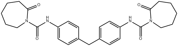 N,N'-(methylenedi-p-phenylene)bis[hexahydro-2-oxo-1H-azepine-1-carboxamide] Struktur