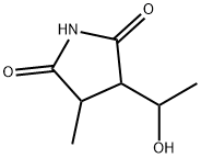 2,5-Pyrrolidinedione, 3-(1-hydroxyethyl)-4-methyl- (9CI) Structure