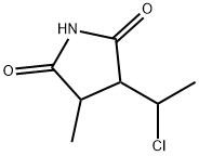 3-(1-Chloroethyl)-4-methyl-2,5-pyrrolidinedione Structure