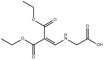 DIETHYL (CARBOXYMETHYLAMINO)METHYLENEMALONATE Struktur