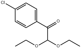 1-(4-chlorophenyl)-2,2-diethoxyethan-1-one,54149-83-6,结构式