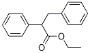 Benzenepropanoic acid, .alpha.-phenyl-, ethyl ester Structure