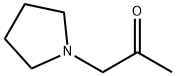 1-(吡咯烷-1-基)-2-丙酮,54151-38-1,结构式