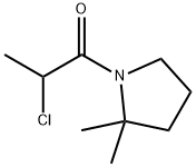 Pyrrolidine, 1-(2-chloro-1-oxopropyl)-2,2-dimethyl- (9CI)|