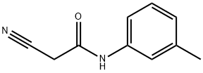 乙酰胺,2-氰基-N-(3-甲基苯基)-,54153-19-4,结构式