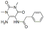 Acetamide,  N-(6-amino-1,2,3,4-tetrahydro-1,3-dimethyl-2,4-dioxo-5-pyrimidinyl)-2-phenyl-  (8CI) Struktur