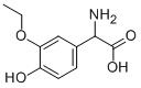 AMINO-(4-HYDROXY-3-ETHOXY-PHENYL)-ACETIC ACID,54172-60-0,结构式