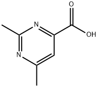 2,6-二甲基嘧啶-4-羧酸, 54198-74-2, 结构式