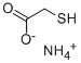 巯基乙酸铵,5421-46-5,结构式