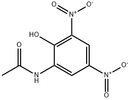 N-(2-羟基-3,5-二硝基苯基)-乙酰胺, 5422-72-0, 结构式