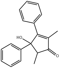 2-Cyclopenten-1-one,4-hydroxy-2,5-dimethyl-3,4-diphenyl-