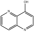 4-ヒドロキシ-1,5-ナフチリジン 化学構造式