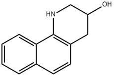 3-Hydroxy-1,2,3,4-tetrahydrobenzo[h]quinoline Struktur