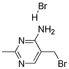 5-(BroMoMethyl)-2-Methyl-4-pyriMidinaMine HydrobroMide,5423-98-3,结构式