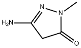 3-aMino-1-Methyl-1H-pyrazol-5-ol Structure