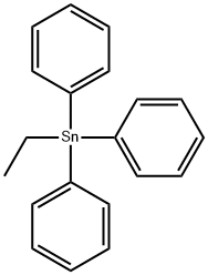 ETHYLTRIPHENYLTIN 化学構造式