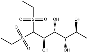 1,6-Dideoxy-1,1-bis(ethylsulfonyl)-L-Mannitol Structure