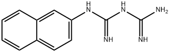 Imidodicarbonimidicdiamide, N-2-naphthalenyl- 化学構造式