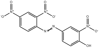 2-NITRO-4-(2',4'-DINITROPHENYLAZO)PHENOL 化学構造式