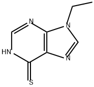 9-ethyl-6-mercaptopurine Structure