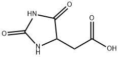 2,5-ジオキソ-4-イミダゾリジン酢酸 化学構造式