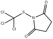 1-[(Trichloromethyl)thio]pyrrolidine-2,5-dione 结构式