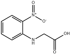 N-(2-ニトロフェニル)グリシン 化学構造式