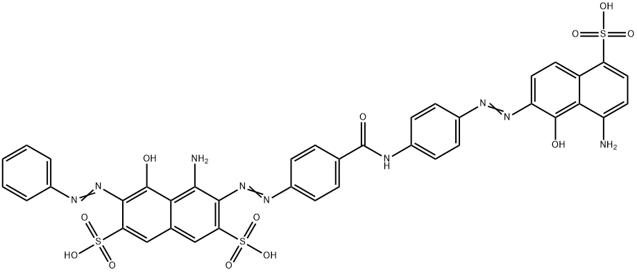 4-amino-3-[[4-[[[4-[(8-amino-1-hydroxy-5-sulpho-2-naphthyl)azo]phenyl]amino]carbonyl]phenyl]azo]-5-hydroxy-6-(phenylazo)naphthalene-2,7-disulphonic acid|