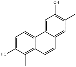 1,7-Dimethyl-2,6-phenanthrenediol Struktur