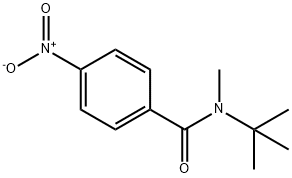 N-(1,1-Dimethylethyl)-N-methyl-4-nitrobenzamide,54284-31-0,结构式