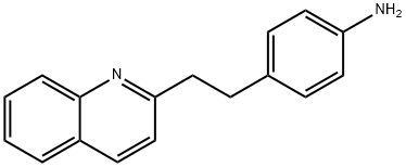 4-(2-quinolin-2-ylethyl)aniline 结构式