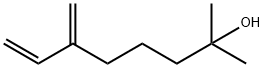 1,1-ジメチル-5-メチレン-6-ヘプテン-1-オール 化学構造式