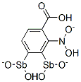 4-(Dihydroxy(oxido)stibino)-2-(hydroxy(oxido)amino)benzoic acid 结构式