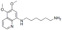 N-(5,6-dimethoxyquinolin-8-yl)hexane-1,6-diamine,5430-60-4,结构式