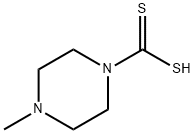 1-Piperazinecarbodithioicacid,4-methyl-(6CI,8CI,9CI) 化学構造式
