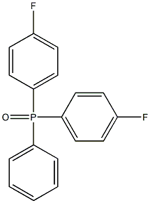 BIS(4-FLUOROPHENYL)PHENYLPHOSPHINE OXIDE Structure
