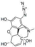 6β-Azido-4,5α-epoxy-17-methylmorphinan-3,14-diol Structure