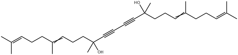 54305-57-6 2,6,10,15,19,23-Hexamethyl-2,6,18,22-tetracosatetrene-11,13-diyne-10,15-diol