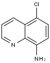 8-氨基-5-氯喹啉, 5432-09-7, 结构式