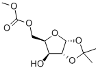 5-O-CARBOMETHOXY-1,2-O-ISOPROPYLIDENE-D-XYLOFURANOSE Struktur