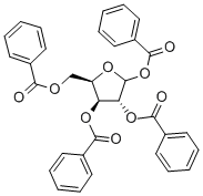 テトラ-O-ベンゾイル-D-キシロフラノース 化学構造式