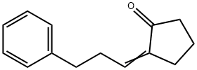 2-(3-phenylpropylidene)cyclopentan-1-one 结构式