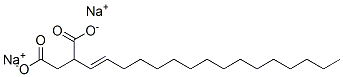 disodium hexadecenylsuccinate Structure