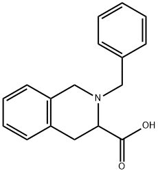 2-BENZYL-1,2,3,4-TETRAHYDRO-ISOQUINOLINE-3-CARBOXYLIC ACID Struktur