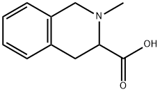 2-METHYL-1,2,3,4-TETRAHYDRO-ISOQUINOLINE-3-CARBOXYLIC ACID Struktur