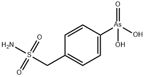 [4-(sulfamoylmethyl)phenyl]arsonic acid,5433-40-9,结构式