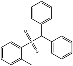 1-benzhydrylsulfonyl-2-methyl-benzene Struktur
