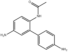 N-[4-amino-2-(4-aminophenyl)phenyl]acetamide,5434-67-3,结构式